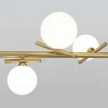 Подвесной светильник Eurosvet Salut 50382/3 латунь (220V, на тросе, шарики)