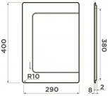 Разделочная доска Omoikiri CB-BASIC-380-GB 4999100