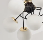 Потолочная люстра Arte Milano Neapolis-76408 276408/6+1 BK/GD (220V, шар)