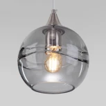 Умный подвесной светильник Eurosvet Lotus 50221/1 дымчатый (220V, на проводе, шар)