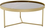 Стол журнальный Калифорния Ориндж Сахара нуар/Золото от фабрики Калифорния