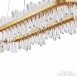 Подвесная люстра Arte Milano Venezia 312033/L800 BS (регулировка яркости, LED, 220V, хрусталь, пульт управления, на тросе)