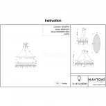 Подвесной светильник Maytoni Manfred MOD600PL-09W