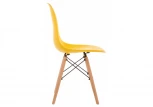 Пластиковый стул eames pc-015 желтый
