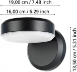 Настенный светильник уличный Eglo FORNACI 900673 (LED, IP54)