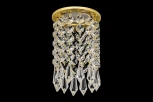 Встраиваемый светильник хрустальный Dio D'Arte Osimo Gold GU10.5.14.8.121 G (220V, круглые)