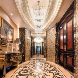 Подвесная большая люстра каскадная Arte Milano Milano-4 23416.800-1600.28.E14.D.5D IB (220V, на цепи)