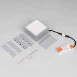 Встраиваемый точечный светильник DL-GRIGLIATO-S90x90-12W Day4000 (GR, 90 deg, 230) (Arlight, IP40 Металл) 047678 (LED)