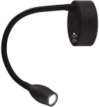 Спот на гибкой ножке беспроводной с аккумулятором Lumion Yuto 6541/3WL черный LED 3W 3000-7000K 000 220V (выключатель)