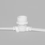 Белт-Лайт 50м, Провод Белый Каучук, Шаг 20 см, 250 Патронов, IP65 Laitcom BL50m/250L-8-P