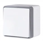 Выключатель одноклавишный влагозащищенный Gallant (белый) Werkel W5010201 (a051574)