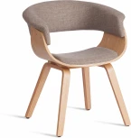 Стул VIMTA (mod.8021) (Дерево,Ткань/Светлое дерево,Бежевый) Tetchair арт.21831