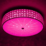 Потолочная люстра RGB на штанге Citilux Портал CL32418G1 (LED, 220V, пульт управления, круглые)