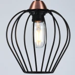 Подвесной светильник ILLUMICO IL2001-4P-05 BK ROSE GD