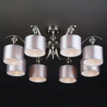 Потолочная люстра Eurosvet Ofelia 60070/8 сатин-никель