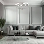 Подвесная люстра Wi-Fi Eurosvet Calyx 60169/8 никель (220V, управление смартфоном, голосовое управление, умный дом - Minimir Home, Алиса, Маруся, Салют, на цепи, шарики)