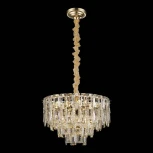 Подвесная люстра каскадная Wertmark Liliana WE108.09.303 (220V, хрусталь, на цепи)