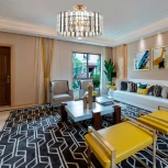 Потолочная люстра хрустальная на штанге Arte Milano Sorrento-1409 371409/6/100/470 GD (220V)