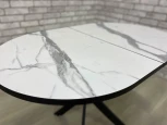 Стол Андромеда 2, Черный муар/Мрамор, Мир стульев