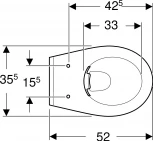 Комплект Geberit Kolo New Eco 458.122.NE.1 унитаз + инсталляция + крышка-сиденье