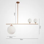 Люстра на штанге Vasty ImperiumLoft Vasty01 (141121-26) (220V, шарики)