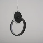 Подвесной светильник Wi-Fi Randall А Black ImperiumLoft Randall01 (LED, 220V, пульт управления, на проводе)