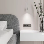 Выключатель одноклавишный проходной (графит акрил) Werkel W1112044 (a064079)