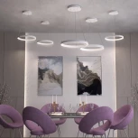 Подвесной светильник Novotech Iter 358960 (LED, 220V, пульт управления, на тросе, кольцо)