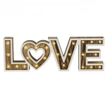 Настенный светильник Globo Love 29976 (LED, 220V, буквы)