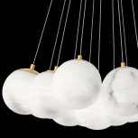 Подвесная люстра Fluorite Unity FL1048-10P (220V, на проводе, шарики)