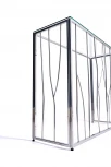 Консольный стол AllConsoles 1021-CS clear серебряный
