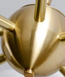 Потолочная люстра на штанге Cherry Bomb 16 Balls Gold ImperiumLoft 40.2724-0 (148018-22) (220V, шар)