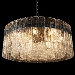 Подвесная люстра Loft It Nevada 10297/600 Pearl black (220V, хрусталь, на цепи, круглые)