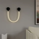 Настенный светильник с гибким неоном Lightera Tura LE103W-93BB STAINLESS (LED, 220V)