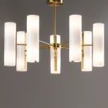 Потолочная люстра на штанге Freya Fiore FR5368CL-14BS (220V, круглые)