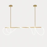 Потолочная люстра на штанге с гибким неоном Alfa Light F0324-08 (LED, 220V)