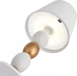 Настольная лампа ST Luce Ease SL1011.514.01 Белый, Золотистый/Белый LED 1*3W