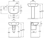 Раковина Jacob Delafon Odeon Up E4700 60 см