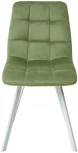 Стул CHILLI SQUARE G108-27 террариумный мох, велюр/ белый каркас M-City 629M04900