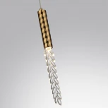 Подвесной светильник Odeon Light Kolos 5449/4L сатинированн.латунь/прозрачн./металл/стекло LED 4W 3000K (220V, на проводе)