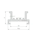 Основание для ленты SL-LINE-2522-2500 (Алюминий) 033415 Arlight