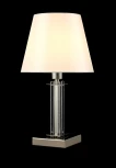 Интерьерная настольная лампа Crystal Lux Nicolas LG1 NICKEL/WHITE (220V)