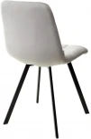 Стул CHILLI SQUARE BLUVEL-03 светло-серый, велюр / черный каркас M-City 629M04897