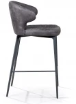 Стул полубарный Richard, замша серый Top Concept RICHARD 2000000000190