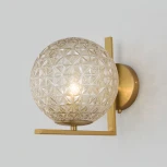 Бра Eurosvet Shape 70131/1 латунь (220V, выключатель, шар)