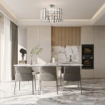 Потолочная люстра хрустальная на штанге Arte Milano Sorrento-1409 371409/5/100/400 CR (220V)