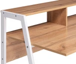 Письменный стол Woodville Аларо дуб вотан / белый матовый 542656