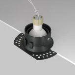 Встраиваемый светильник под гипсокартон Dot GU10 1x50Вт Maytoni Technical DL042-01-RD-B (220V, круглые)