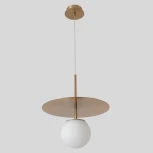 Подвесной светильник Crystal Lux UVA SP1.1 BRASS (220V, на проводе, шар)