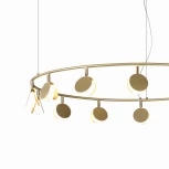 Подвесная люстра Mantra Shell 7357 (LED, 220V, подвески, на тросе)